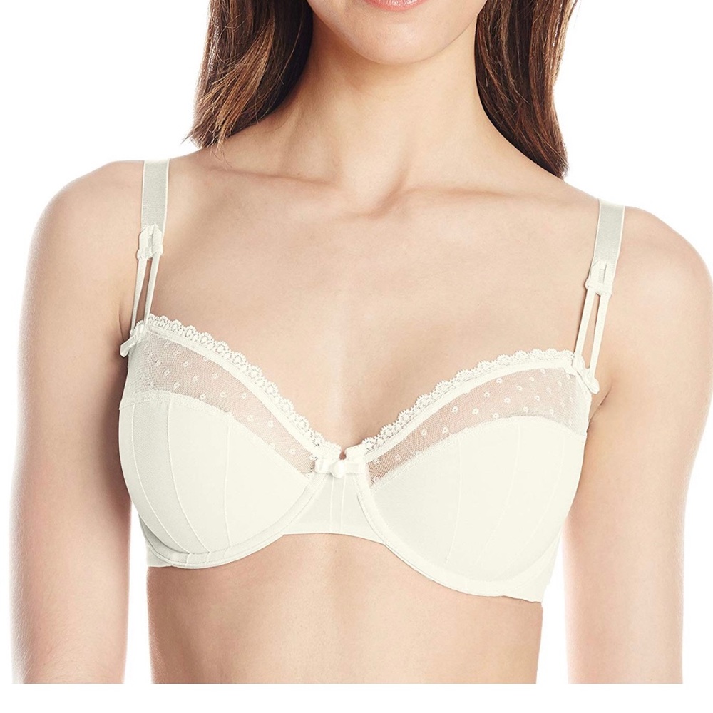 White Felina Marielle Bra 34DD